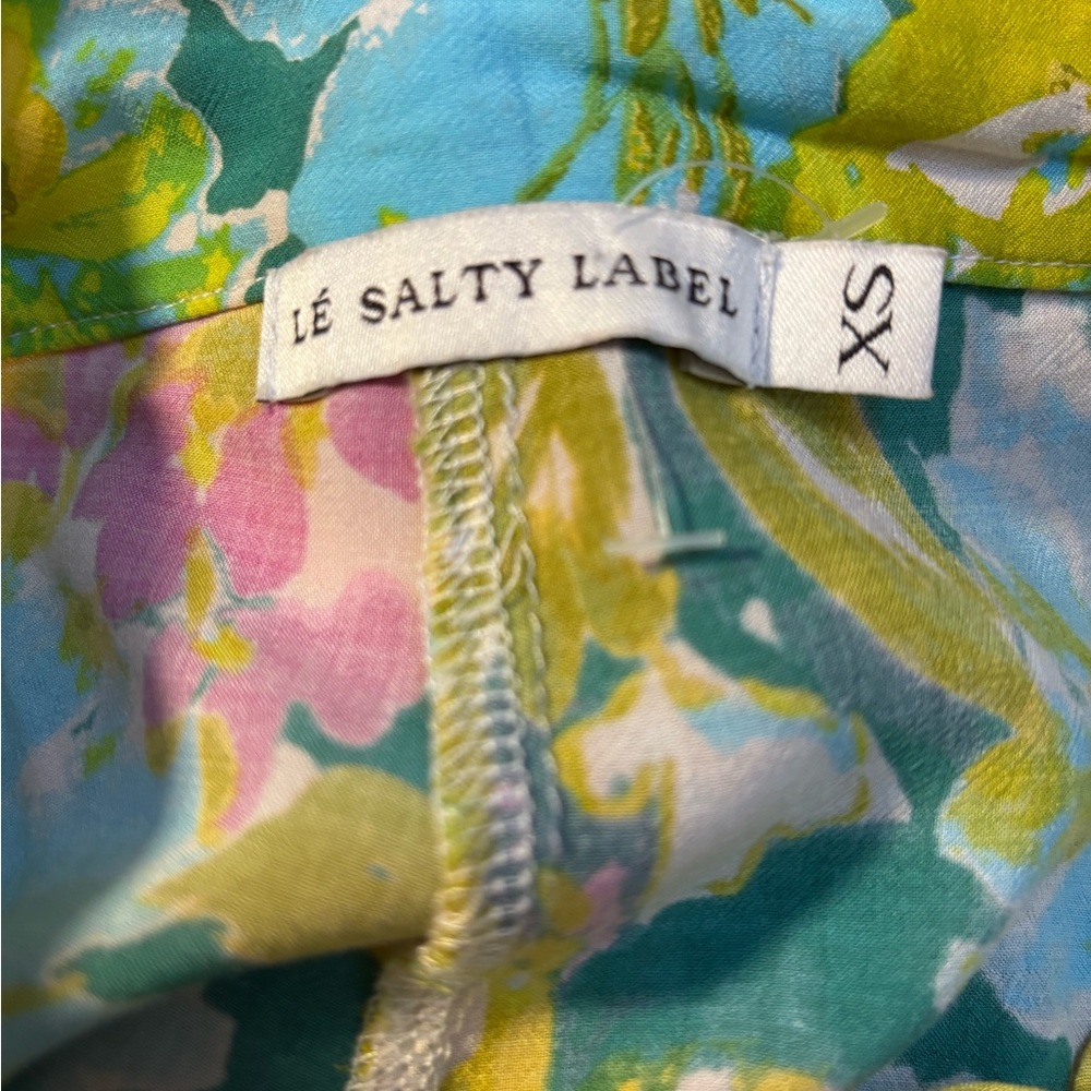 Le Salty Label Floral Pants Size XS Pockets - Picture 3 of 4